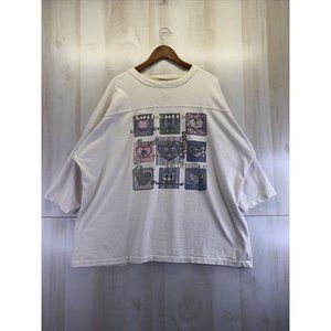 Vtg Tompkins Ave Plymouth Mills “Grandma Sweater” 1990s Graphic Sweatshirt Sz 22